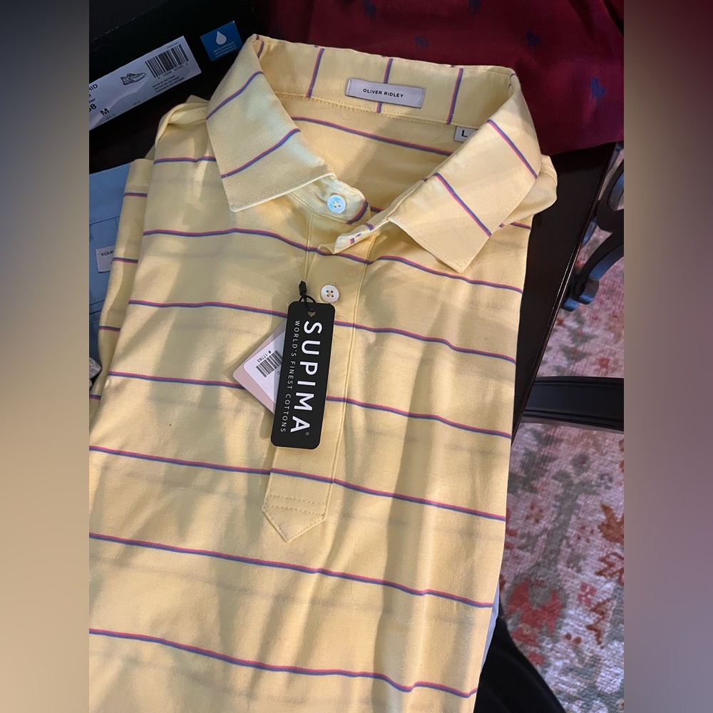Oliver Ridley, size large, short sleeve shirt, new with tags